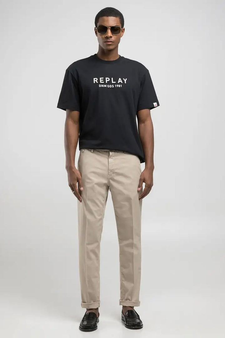 Benni Hyperflex Chino Jeans Oatmeal Melange