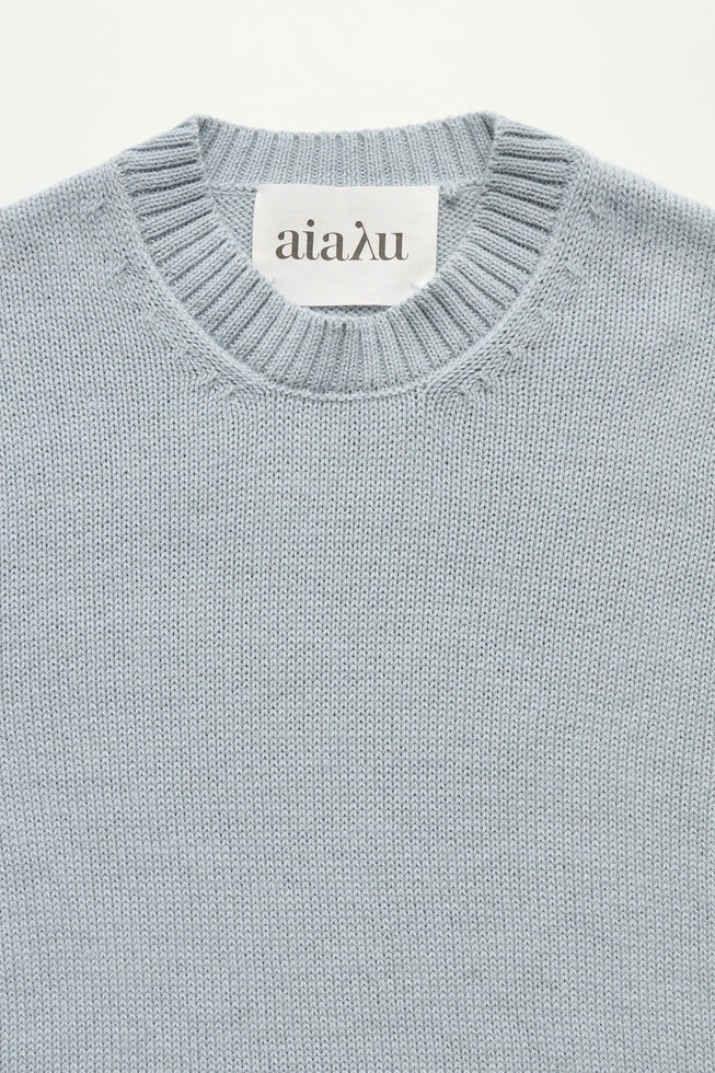 Highland Saga Sweater Mint Blue