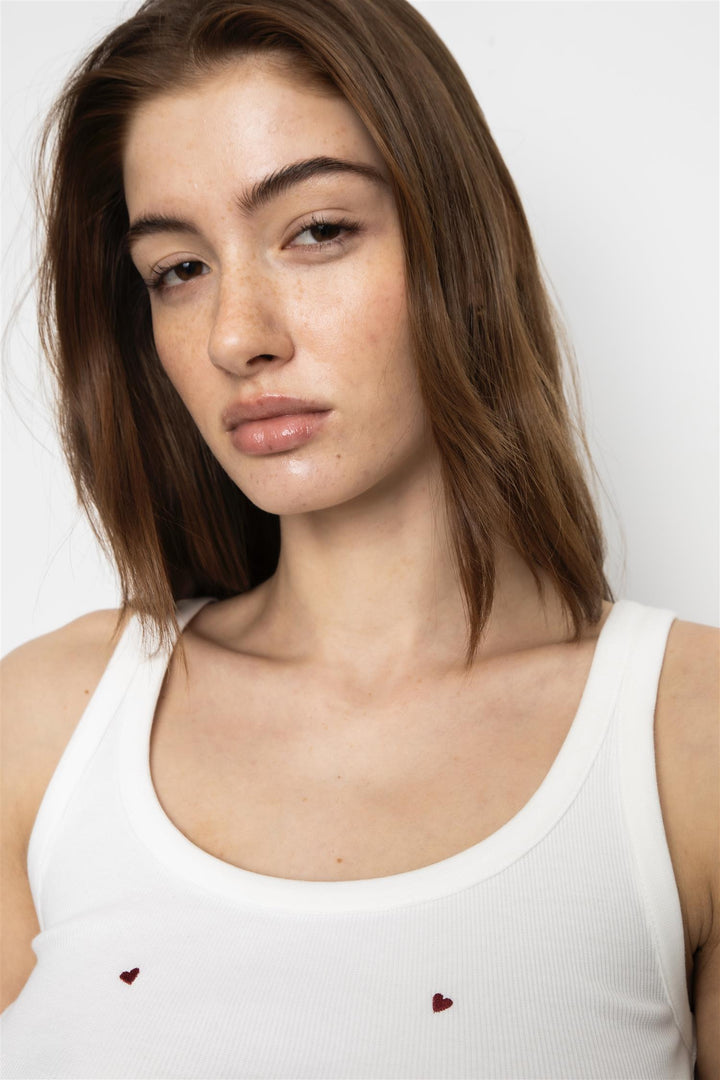 CAMILLA PIHL DENIM Pam Rib Singlet Berry - Dale