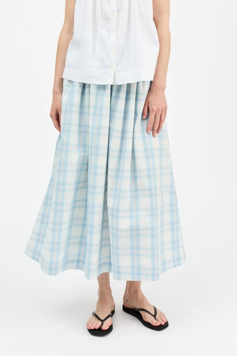 SKALL studio Dagny Skirt Vintage Check - Dale
