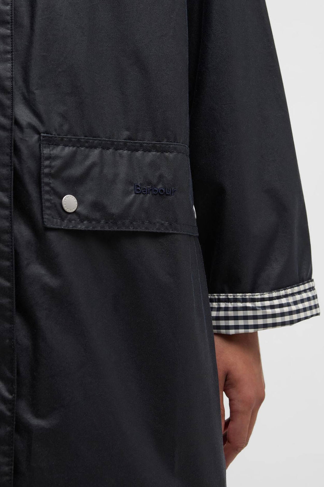 BARBOUR Wren Waxed Jacket Royal Navy - Dale