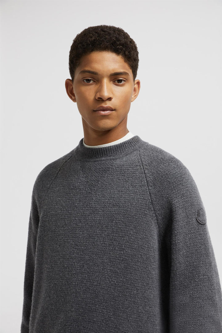 Wool and Cashmere Sweater Dark Grey