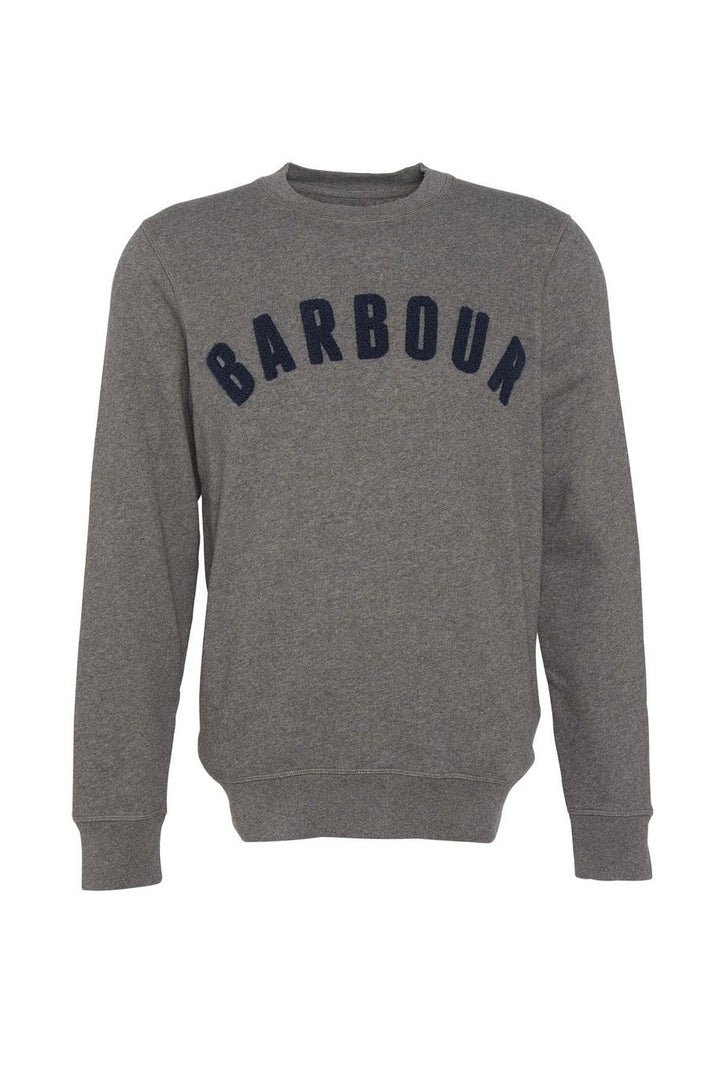Barbour Prep Logo Sweatshirt Mid Grey Marl