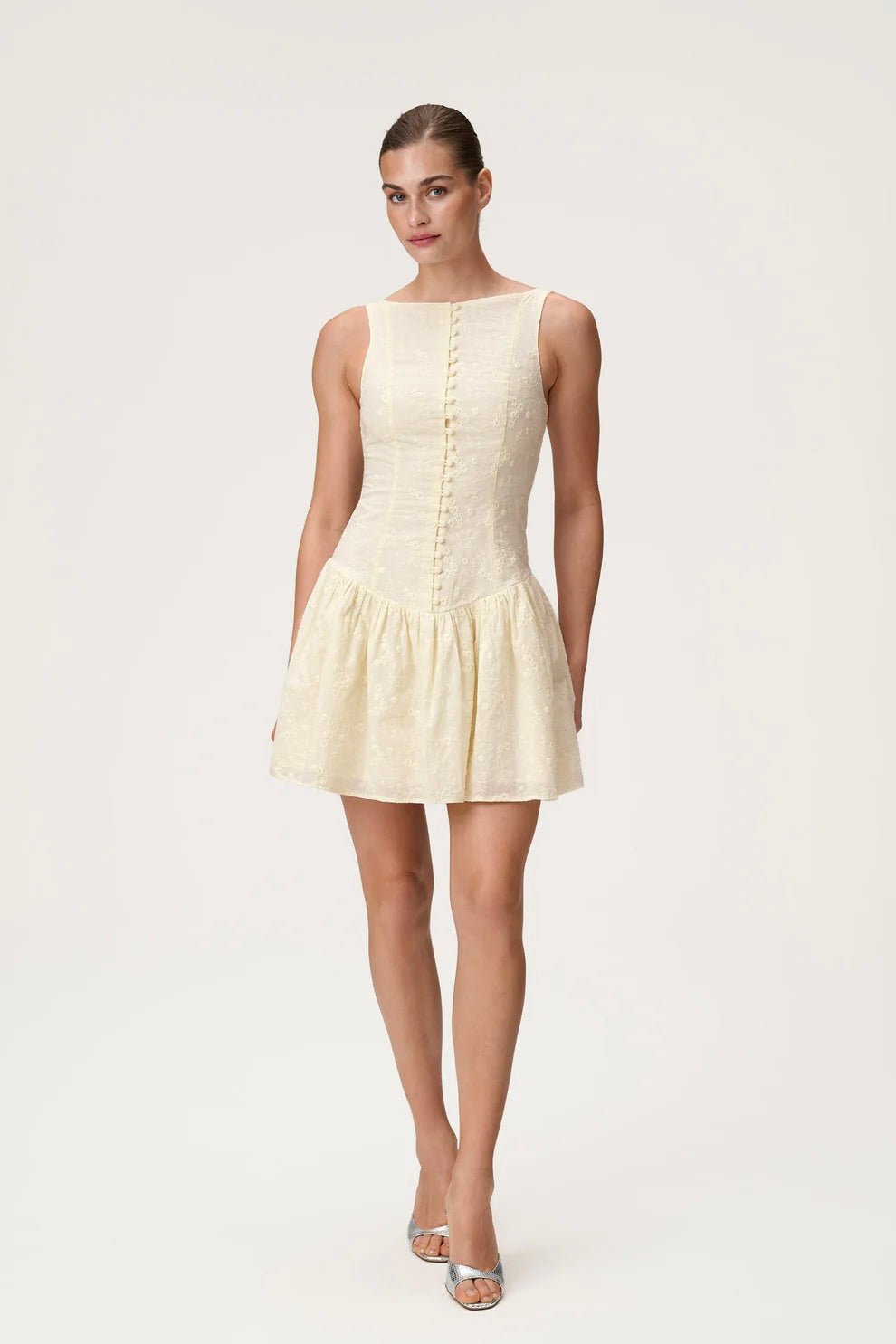 Sevilla Mini Dress  Light Yellow