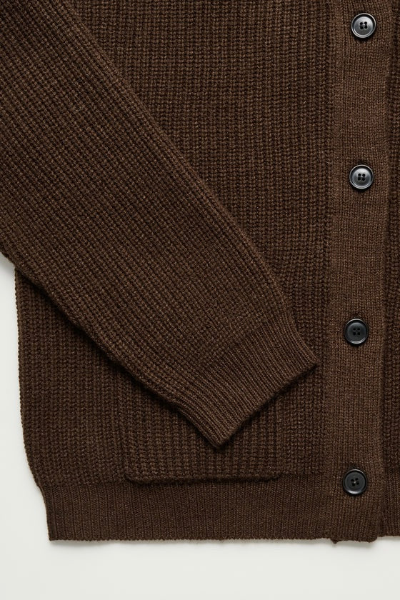 Bine Cardigan Dark Brown