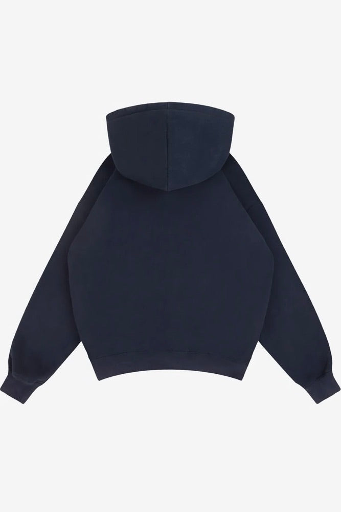 Vintage Navy Logo Hoodie