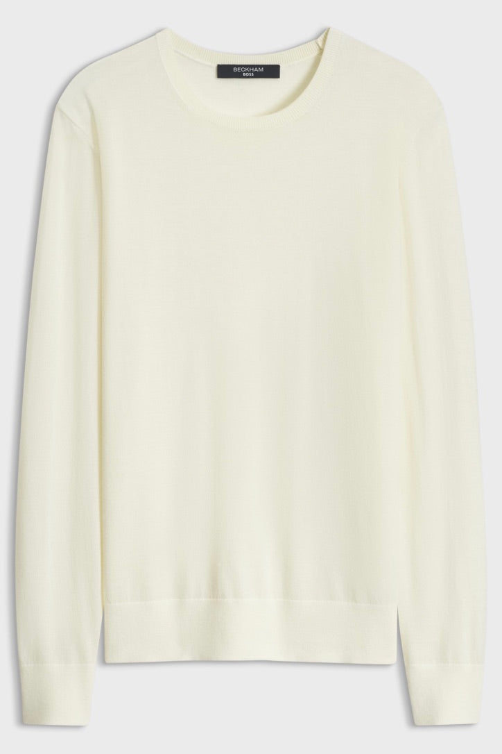 Beckham Fospero_DB Knit Open White