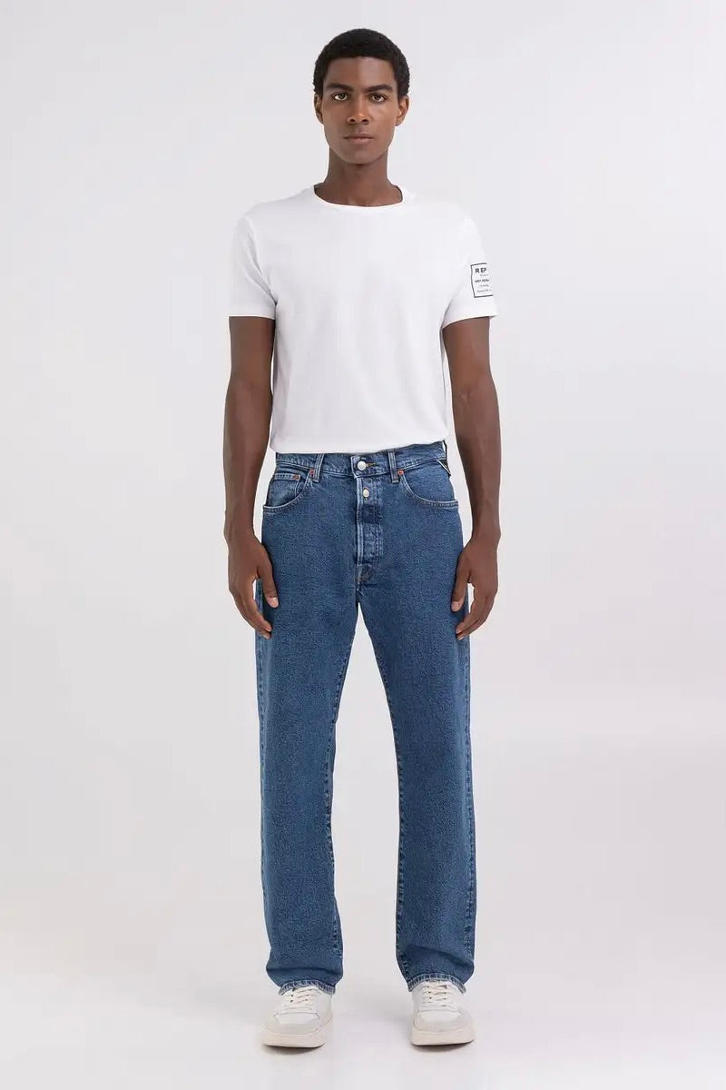 M9Z1 Straight Fit Jeans Medium Blue