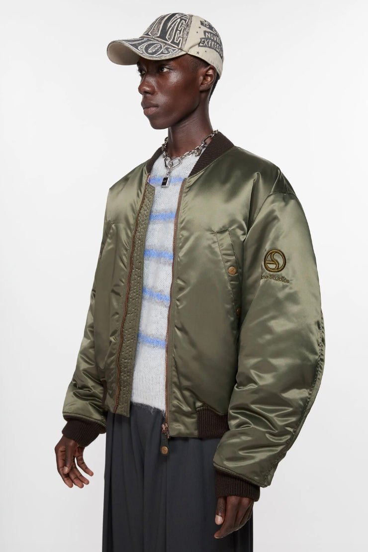 Bomber Jacket Logogram Military Green