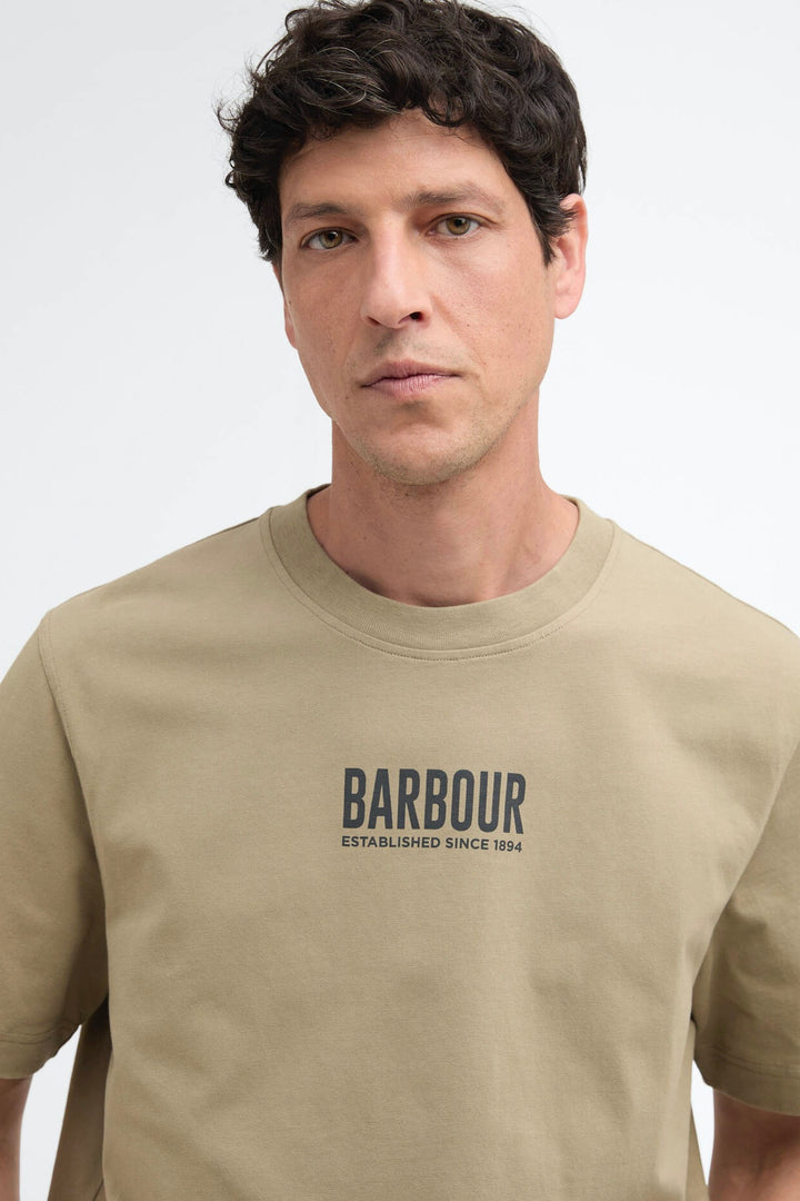 Morden Graphic T-Shirt Grey Olive