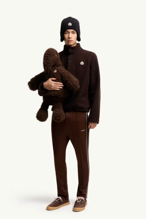 Logo Knit Sweatshirt Dark Brown