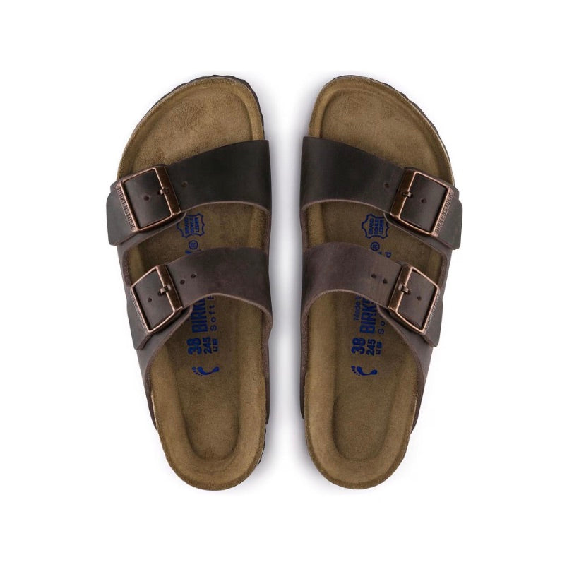 Arizona Soft Footbed Natural Oiled Habana Leather Herre
