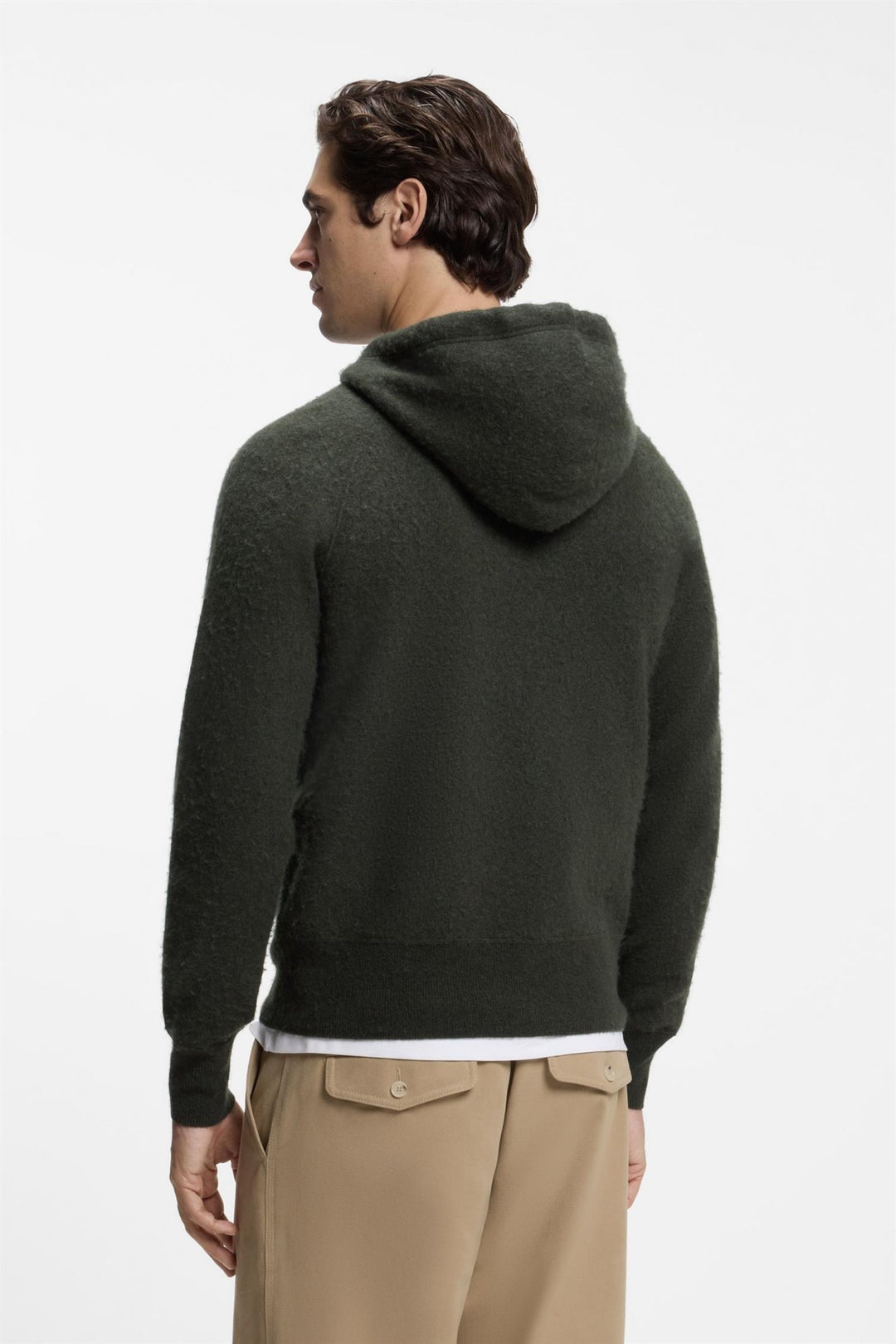 Beckham Florito_DB Knit Hoodie Dark Green