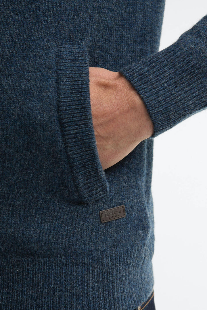 Essential Elbow Patch Jumper Dark Indigo