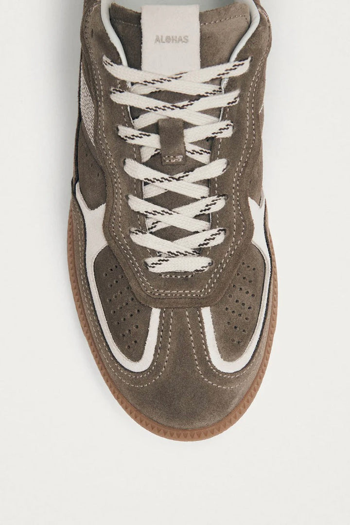 Tb.490 Rife Taupe Leather Sneakers