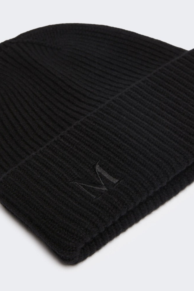 MAX MARA Rib-knit Cashmere Beanie Black - Dale