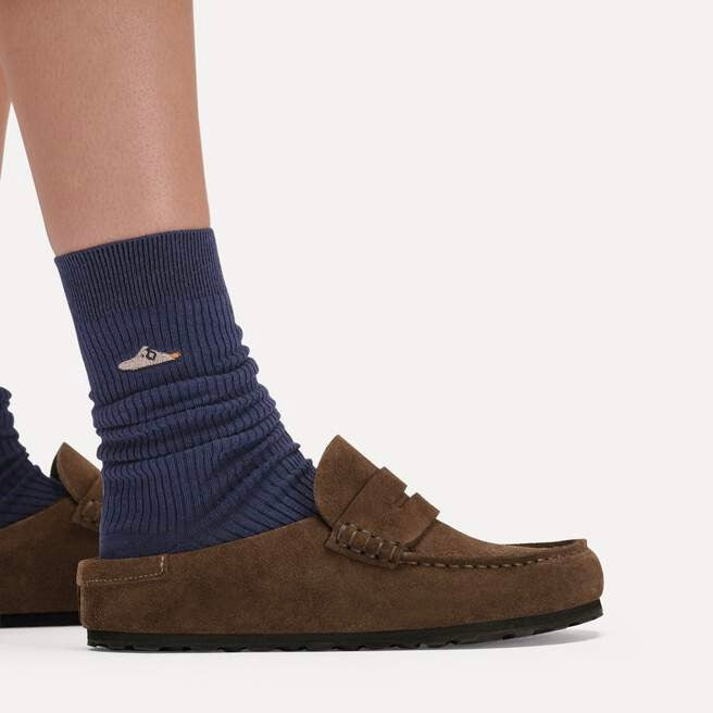 BIRKENSTOCK Naples Wrapped Suede Leather Carafe Herre - Dale