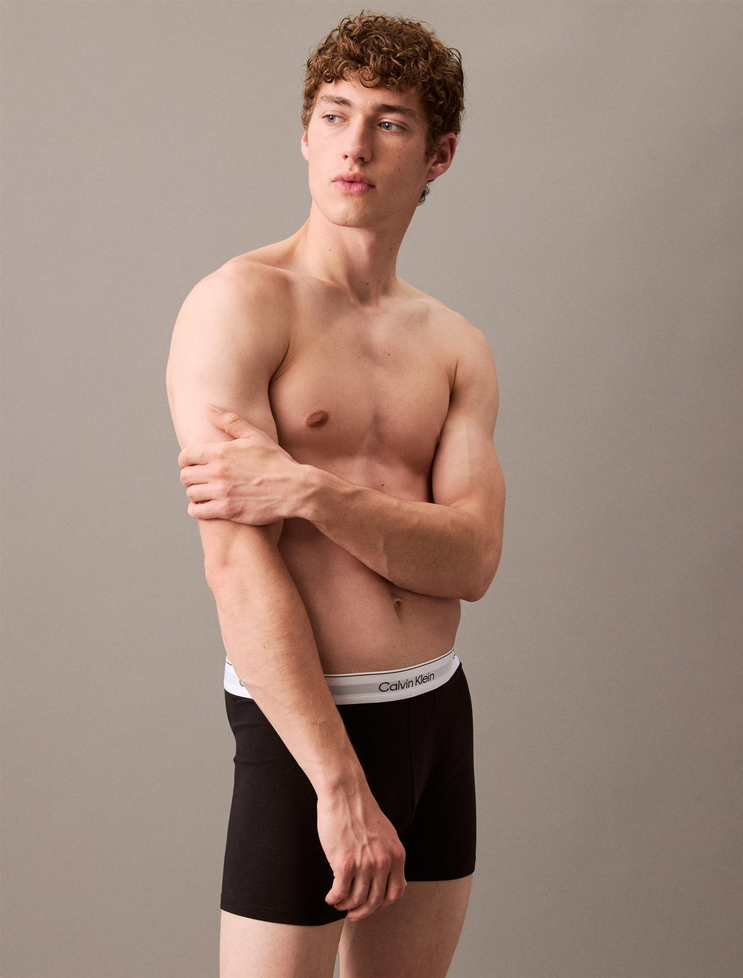 BOXER BRIEF 3PK Black White Trim