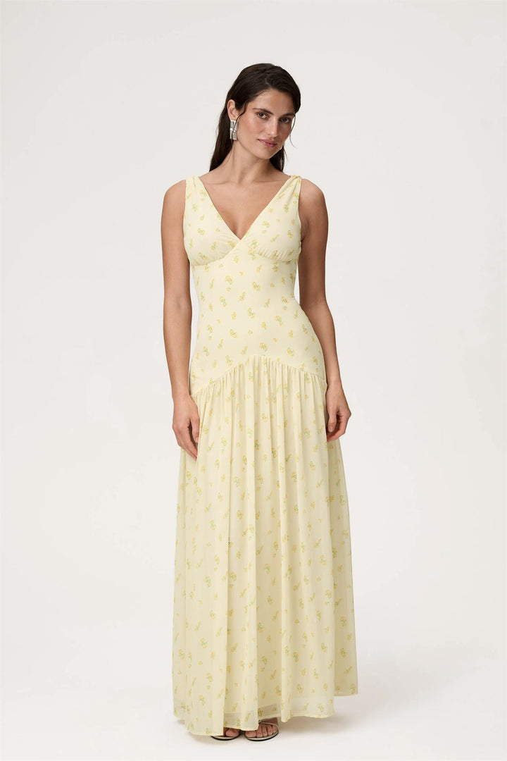 Toulouse Dress Pastel Yellow