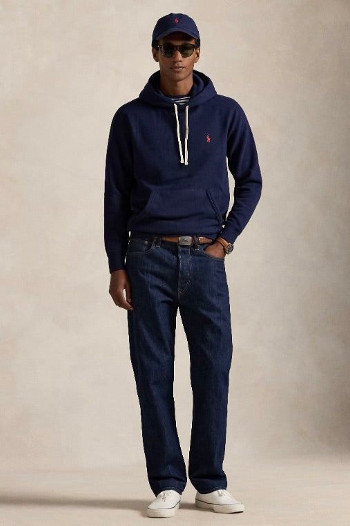 The RL Fleece Hoodie Cruise Navy