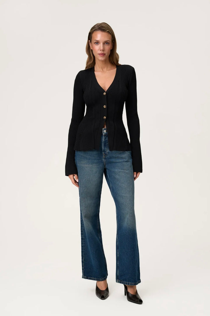 Lugo Cardigan Black