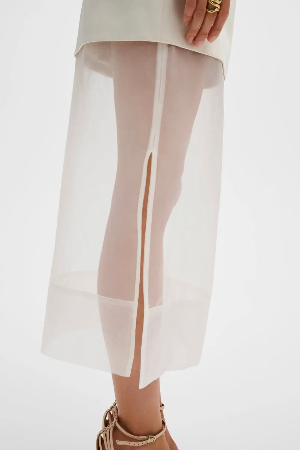 MALINA Lucine Midi Skirt Vanilla - Dale