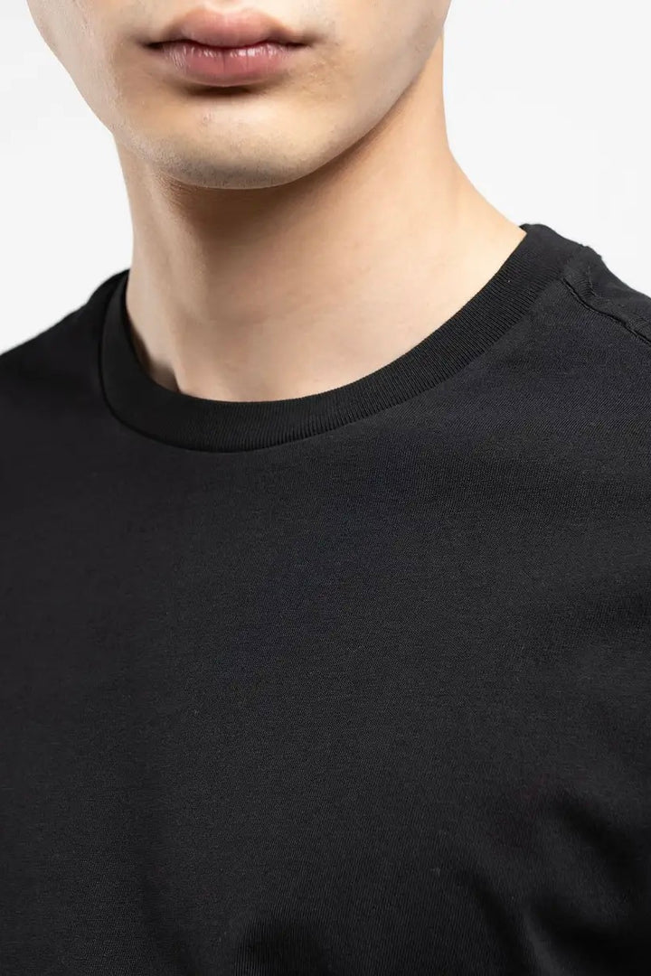 Sartoriale Crew-Neck Jersey Tshirt Black