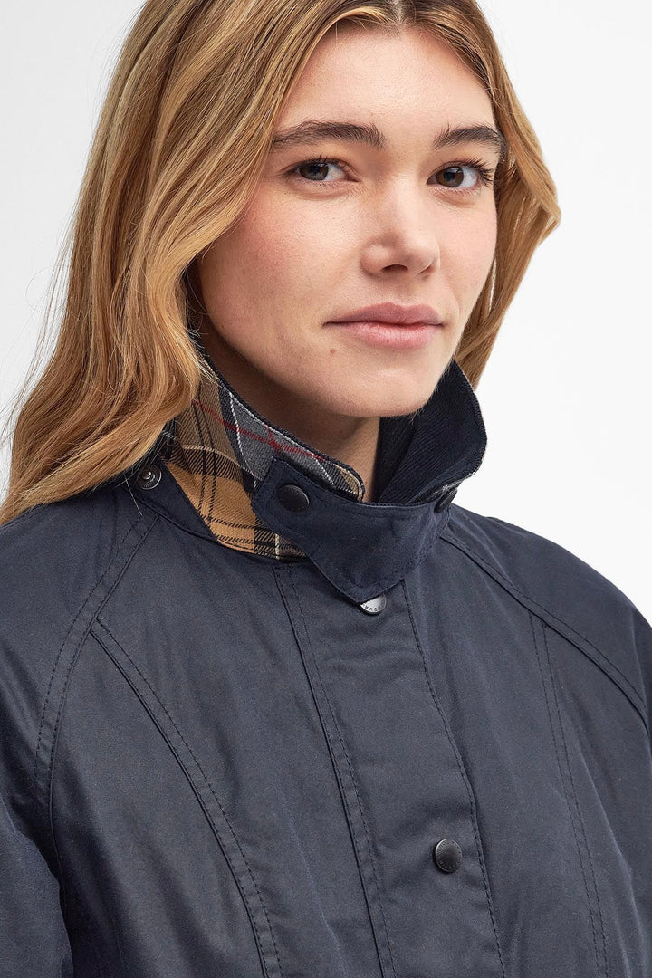 Beadnell Wax Jacket Navy