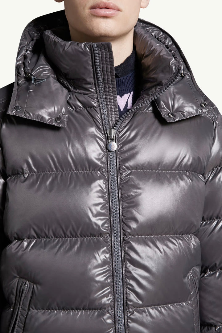 Moncler Maya Short Down Jacket Charcoal