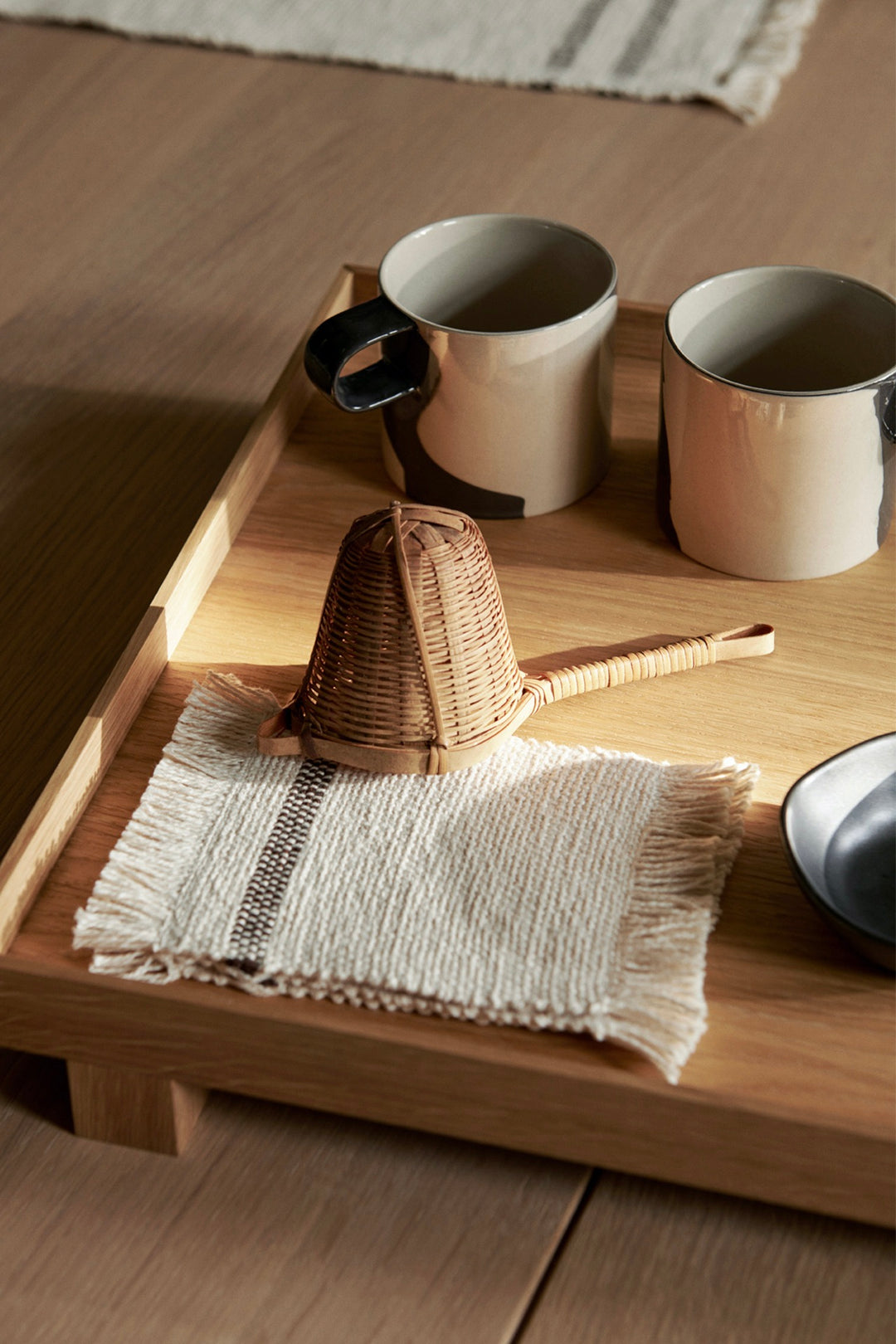 ferm LIVING Inlay Cup with Saucer - Dale