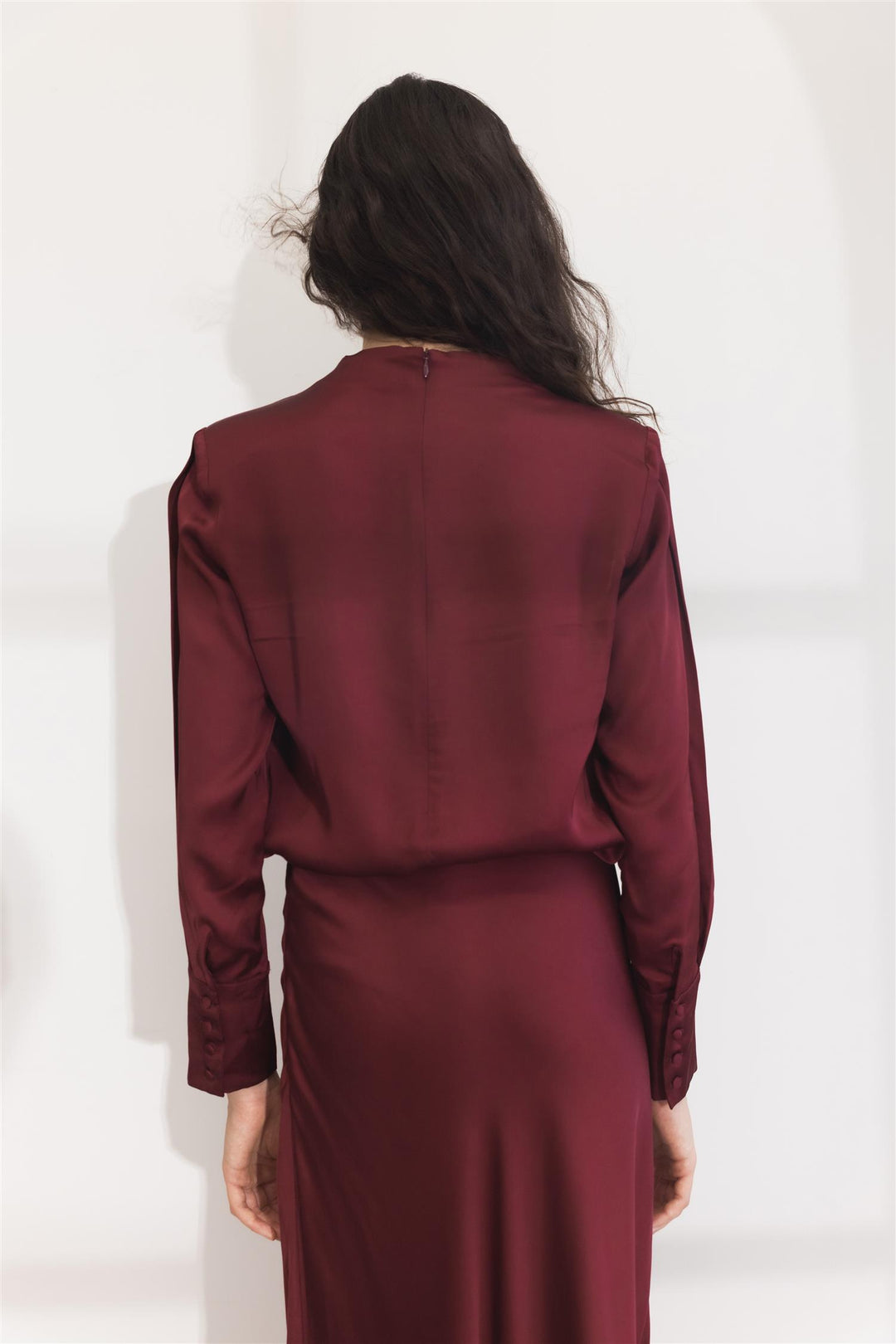 Lune Skirt Deep Plum