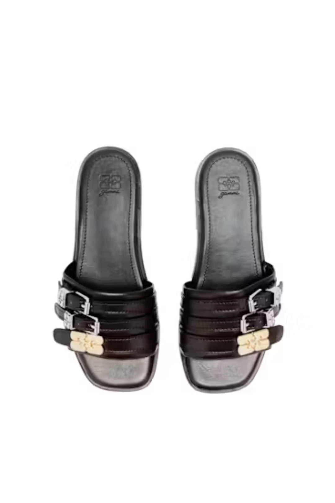 Sue Triple Flat Mule Crinkle Demitasse