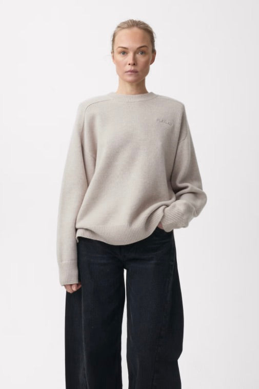 Dive Open Back V-Sweater Snowday