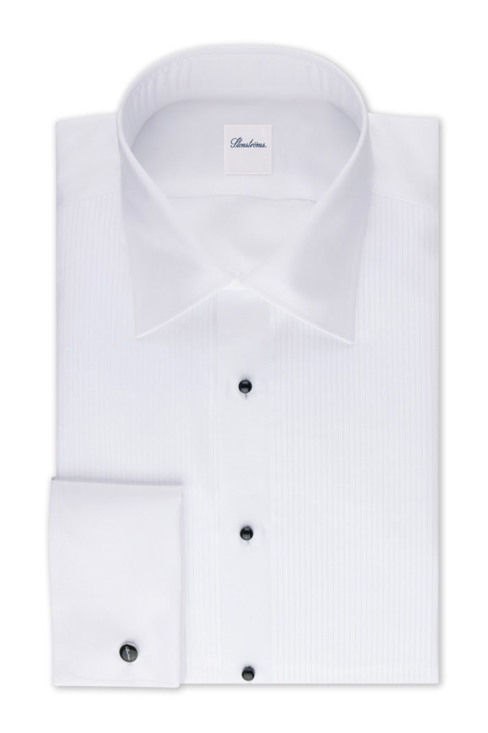 Regular, C56 Fit Front Open Pleats DR Cuff White