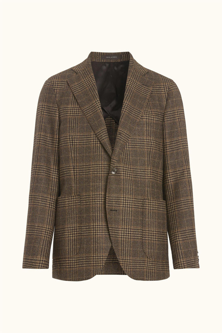 Ferry Patch Soft Blazer Brown Leaf
