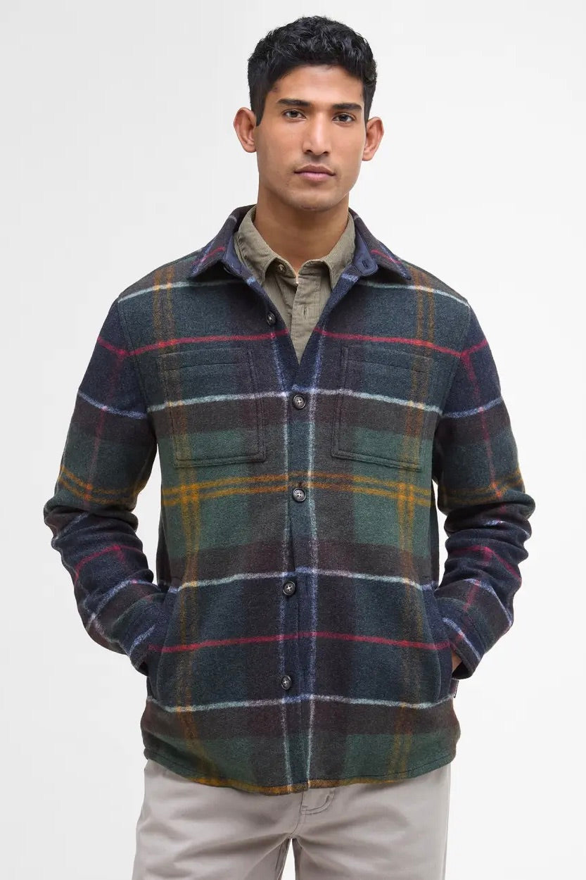 BARBOUR Chapter Tailored Check Overshirt Classic Tartan - Dale