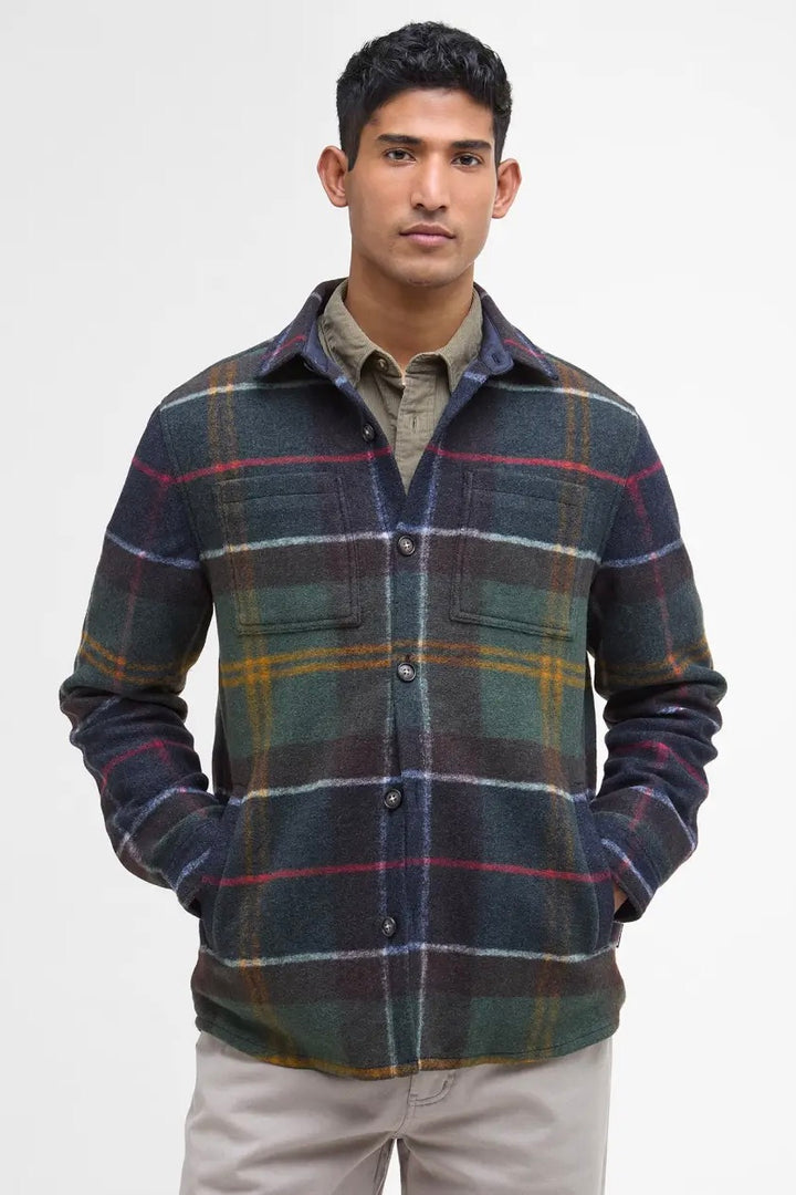 BARBOUR Chapter Tailored Check Overshirt Classic Tartan - Dale