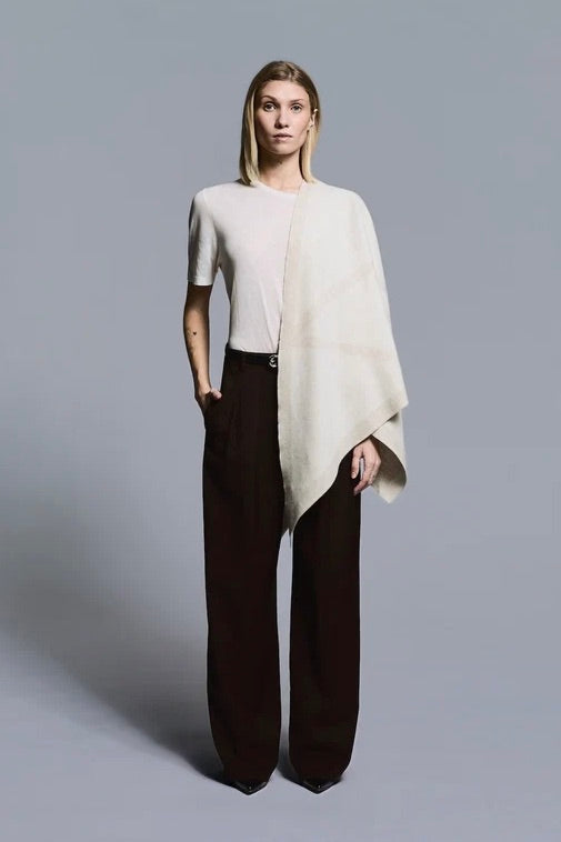 Triangle Scarf Cream/Light Beige