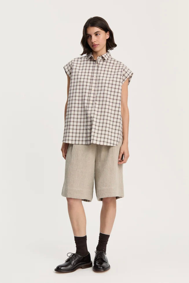 AIAYU Camal Shirt Check - Dale