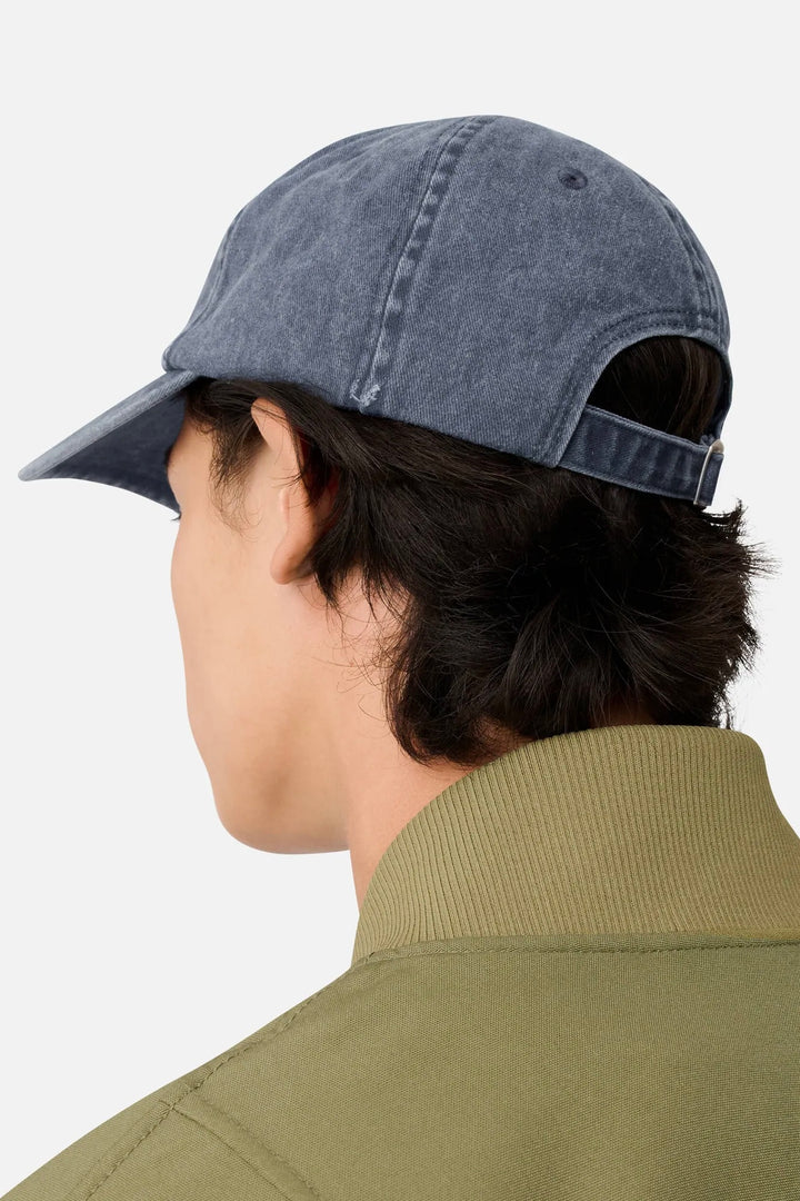 Floral Washed Cap Navy