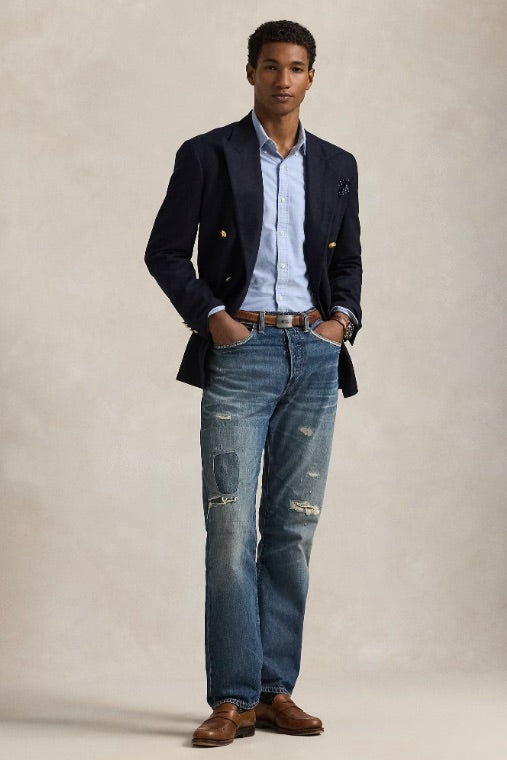 Slim Fit Oxford Shirt Blue