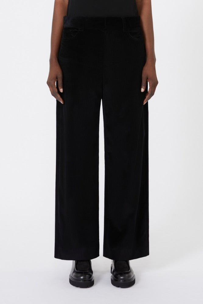 Eneide Corduroy Trouser Black