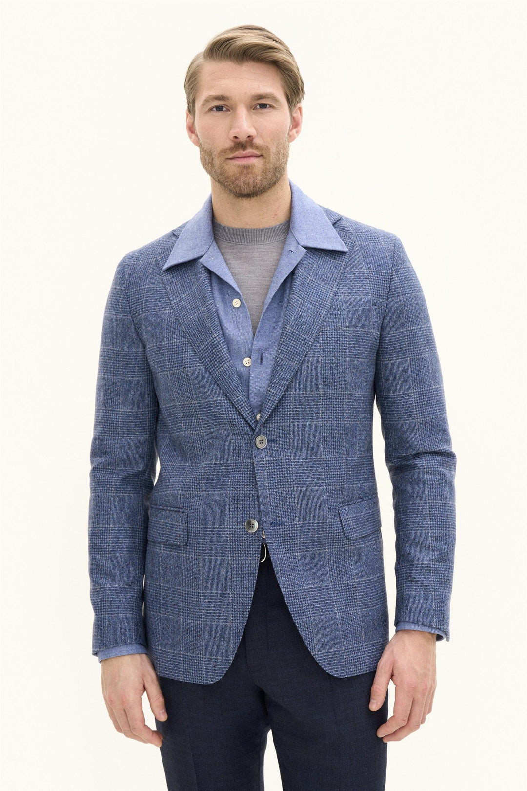 Fogerty Wool Blazer Dress Blues