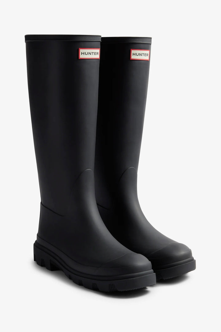 Unisex Downpour Tall Boot Black
