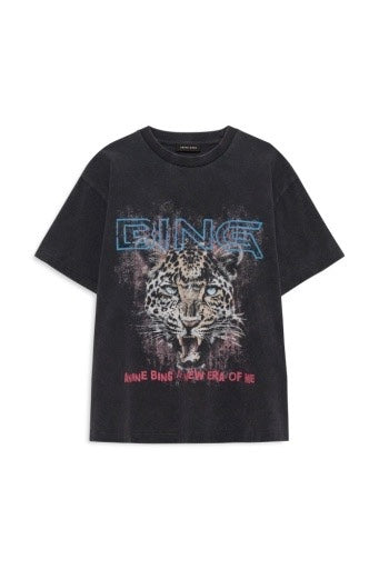 Cade Tee Tiger Muse Washed Black