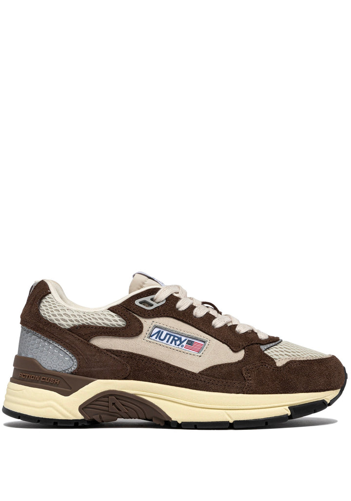 Hyperway Low Women Suede Brown/Silver