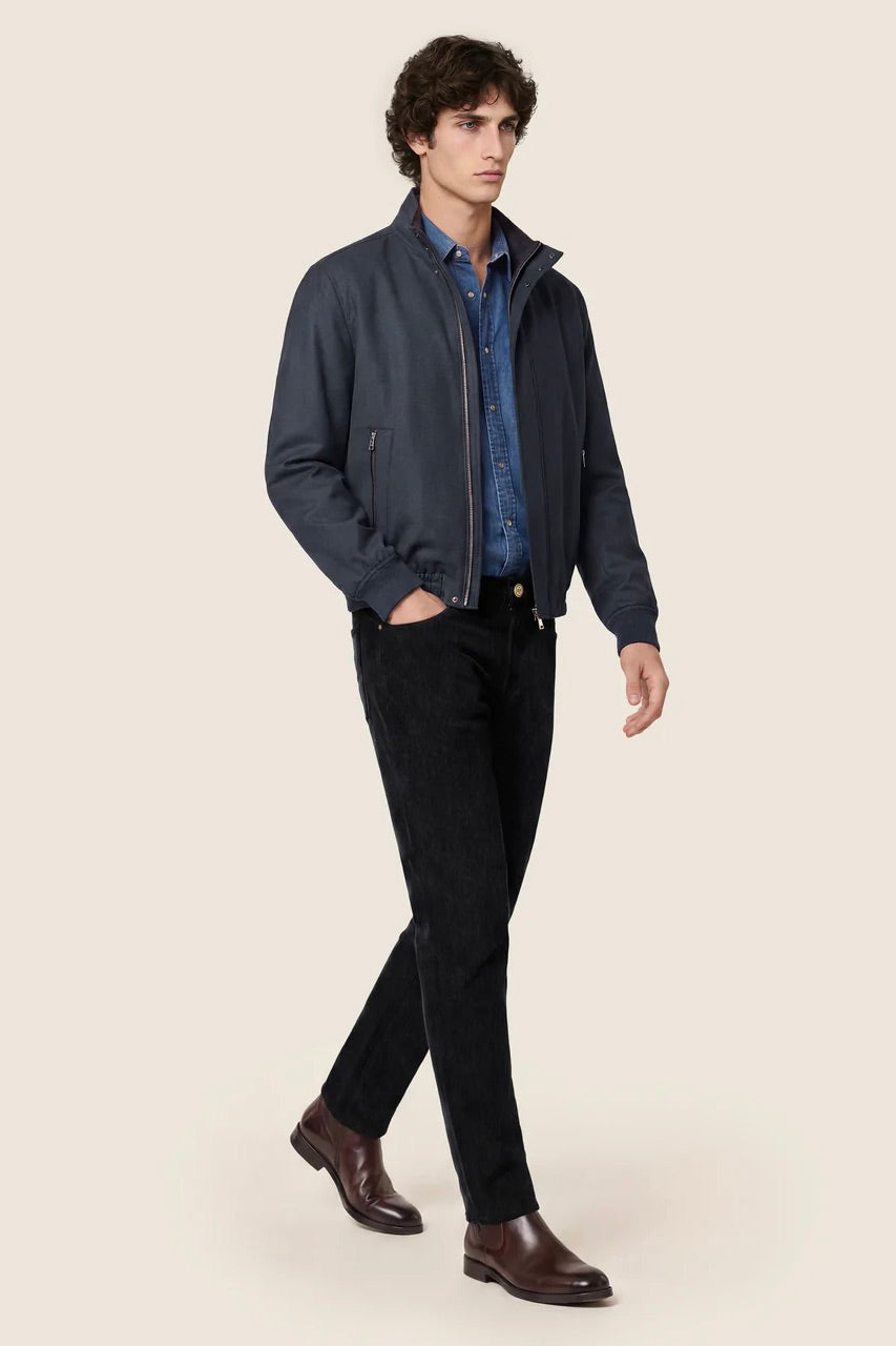 Bard Regular Slim Fit Navy Blue