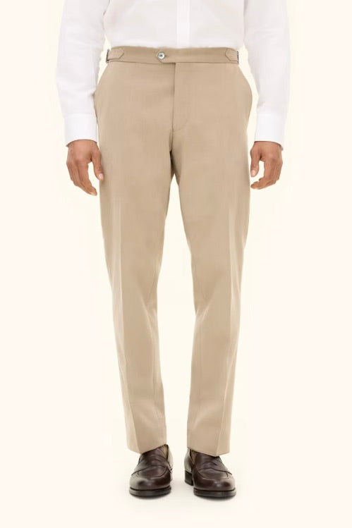 Dandy Side Adjuster Trousers Dusty Beige