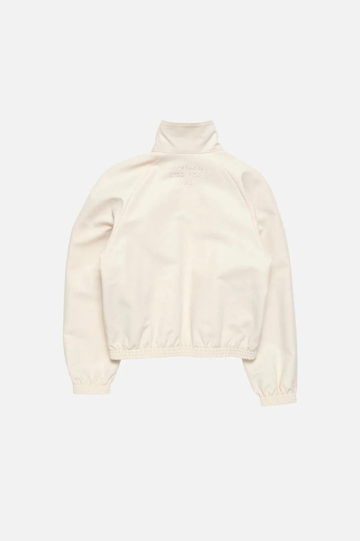 Satin Logo Jacket Light Taupe