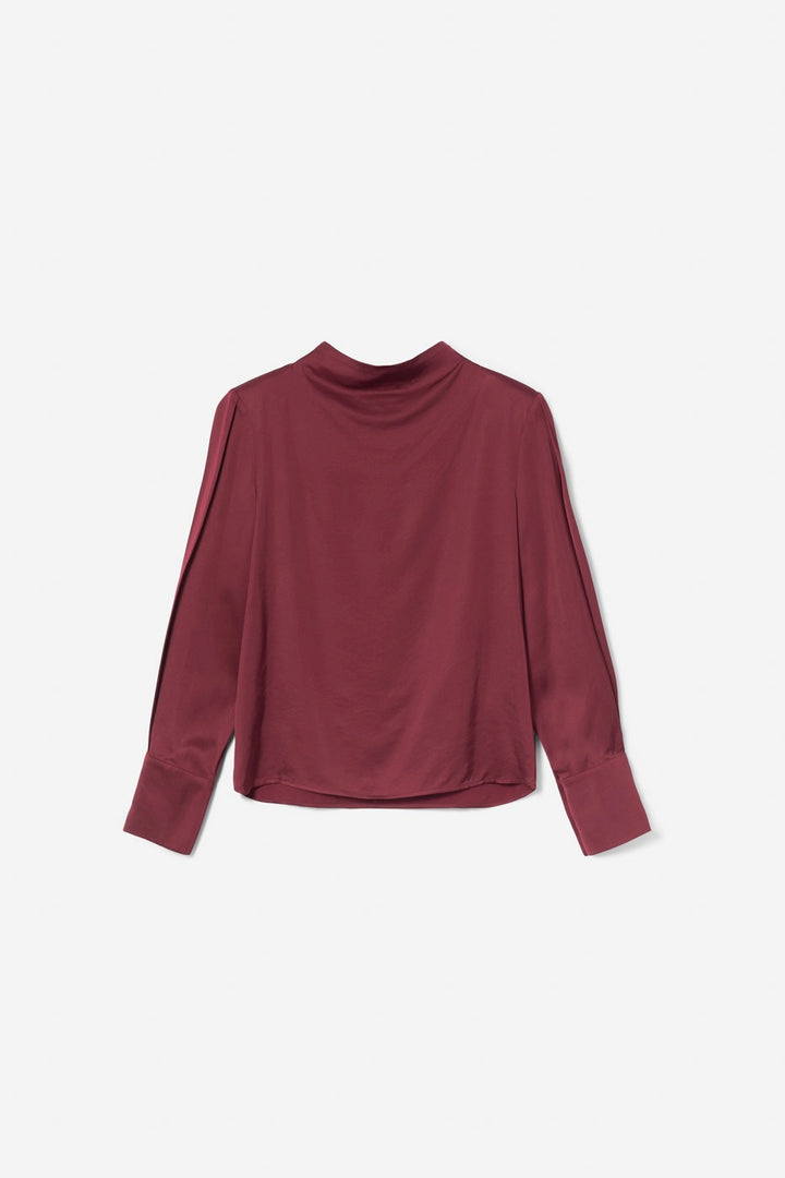 Arlene Blouse Deep Plum